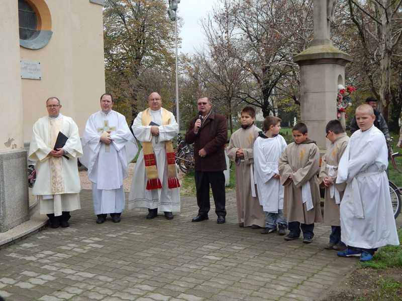 Mindszenty József sétány megáldása, 2013. 11. 24.