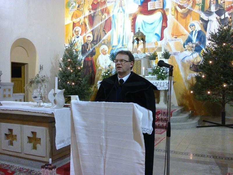 Ökumenikus imahét 2105. Papp Zsolt református lelkész templomunkban
