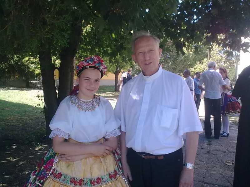 Farkas Béla volt plébános és Kocsis Kata