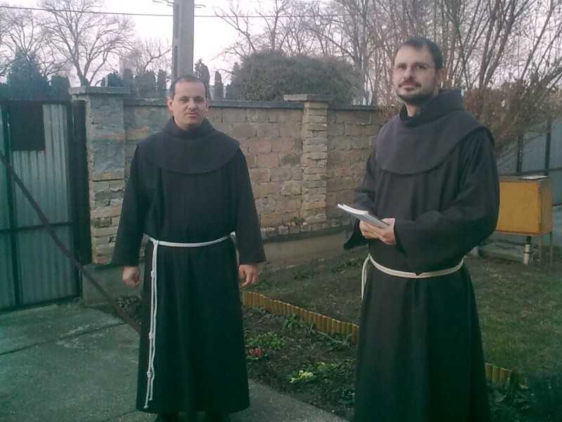 Triduumot tartott templomunkban Lehel és Piusz ferences szerzetes testvérek