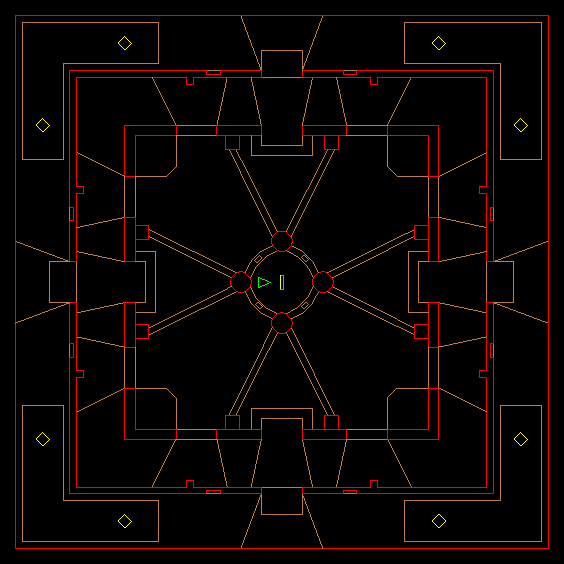 Doom 64 map image (click to rotate)