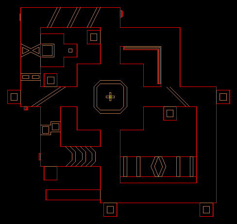 Doom 64 map image (click to rotate)