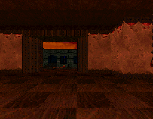 PlayStation Doom level 24, HELL BENEATH: Start screen