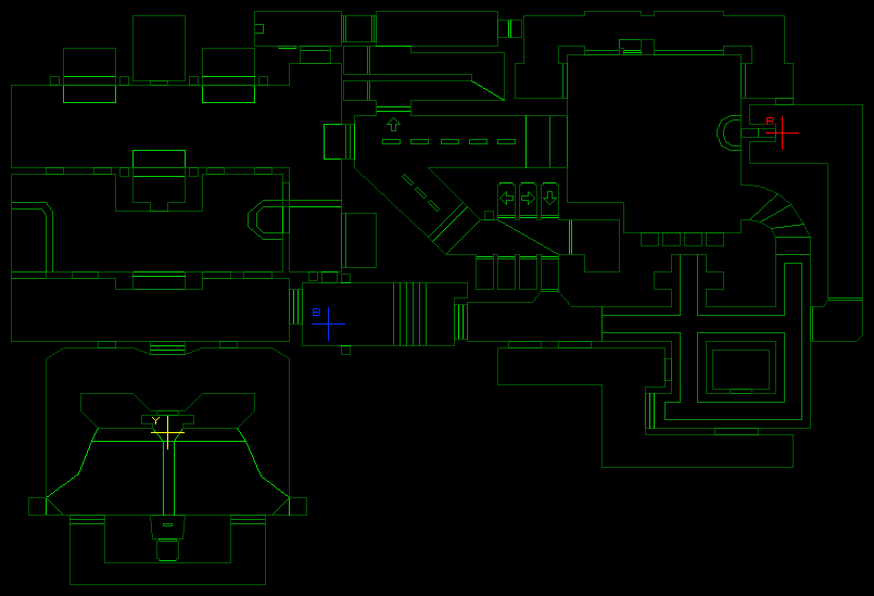 PlayStation Doom level 35, THE WASTE TUNNELS: Keys