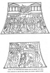 CHRIST IN THE PR&AElig;TORIUM AND MOCKED, AND HIS DESCENT INTO HELL. FROM INTAGLIOS IN A BOX OF ROCK CRYSTAL, BY AN EARLY VENETIAN ARTIST.